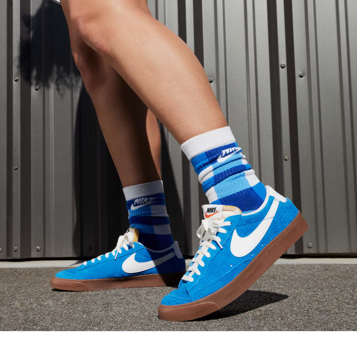 Nike Blazer Low 77 Vintage Photo Blue Gum (Women's)