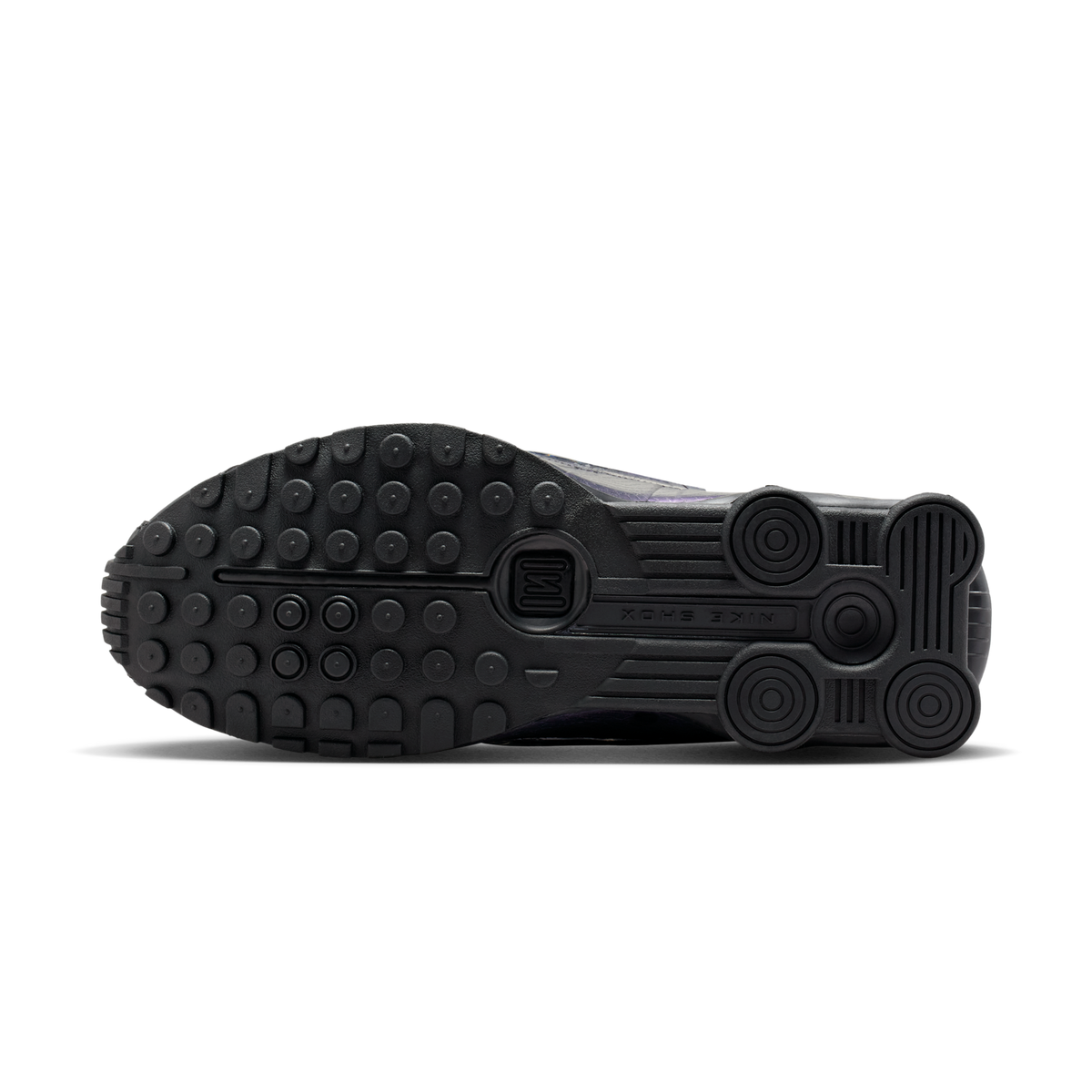Nike Shox R4 Black Metallic Silver Purple Dynasty