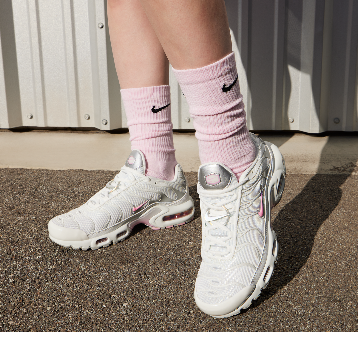 Nike Air Max Plus Summit White Pink Rise (Women's) | HF0107-100