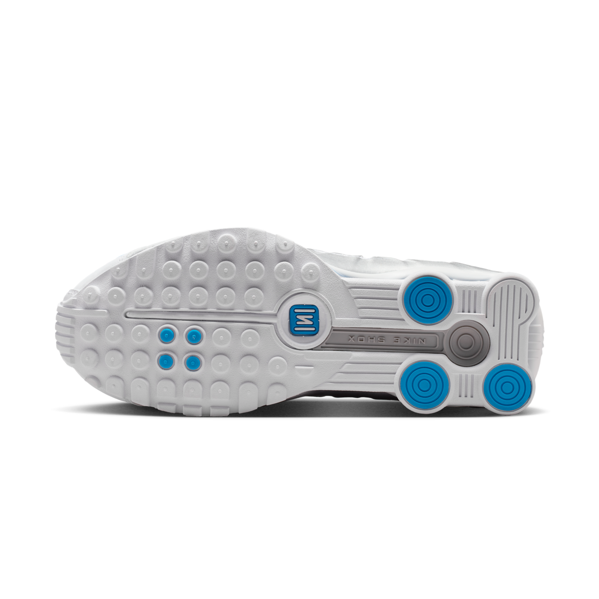 Nike Shox R4 White Blue Hero Silver (Women's) | AR3565-105