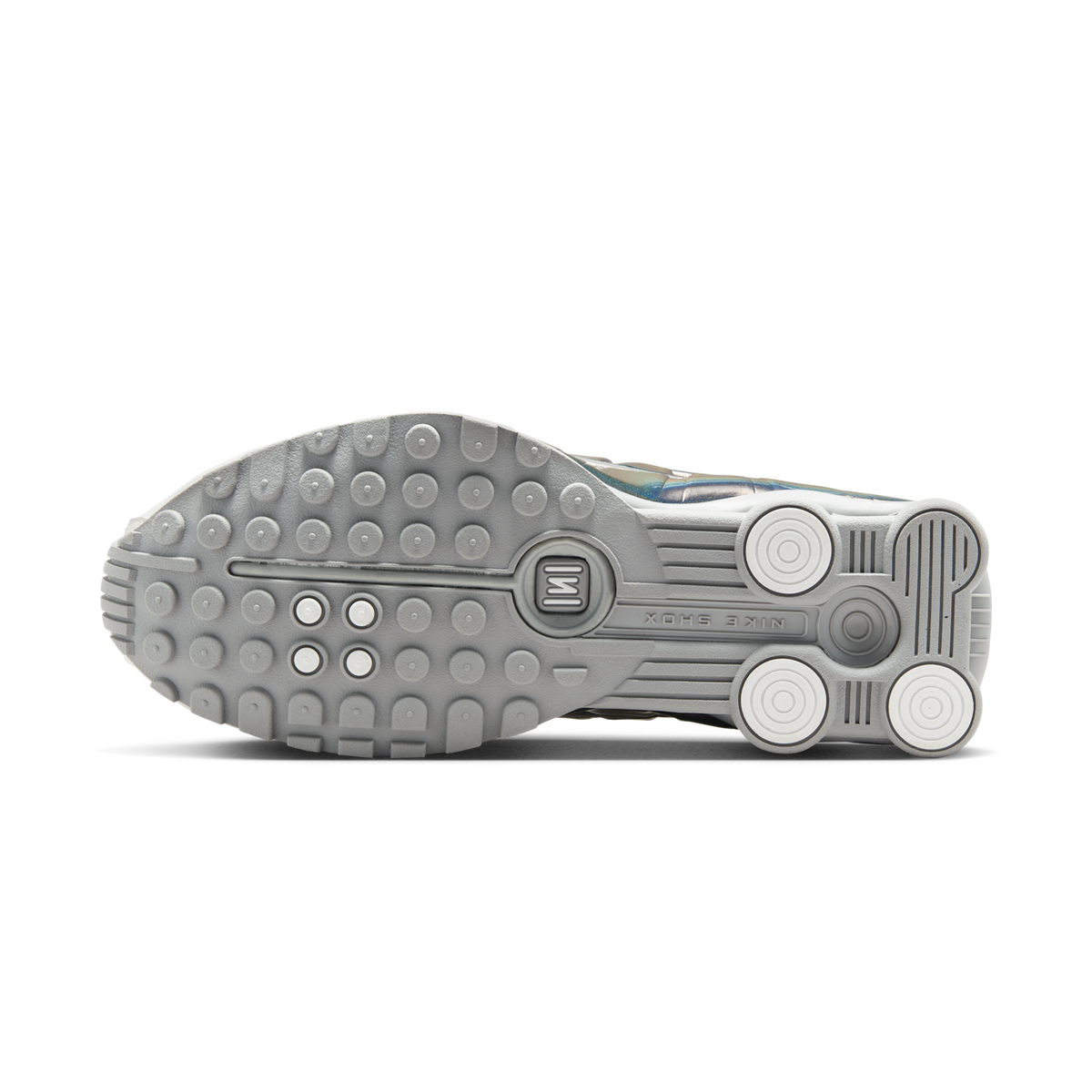 Nike Shox R4 White Iridescent (Women's) | IB7703-100