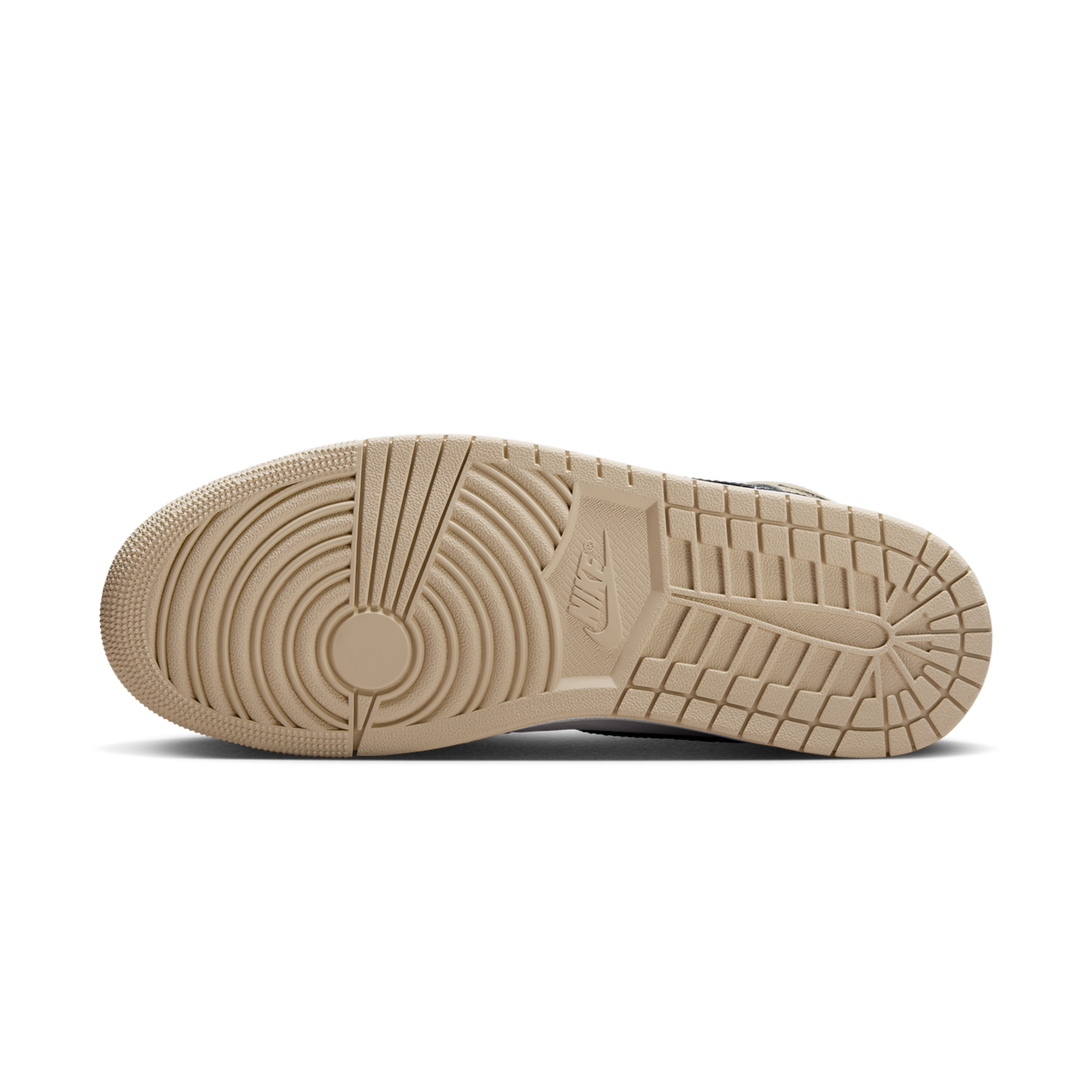 Jordan 1 Mid Summit White Off Noir Rattan