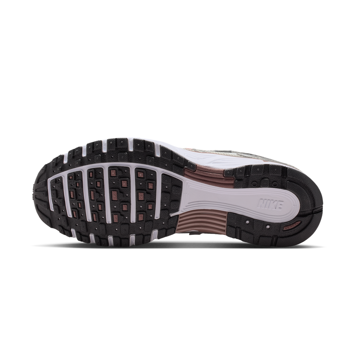 Nike P-6000 White Metallic Silver Tattoo (Women's)