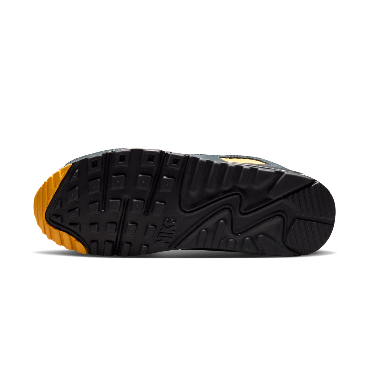 Nike Air Max 90 Black Yellow Ochre Plaid (Women's)