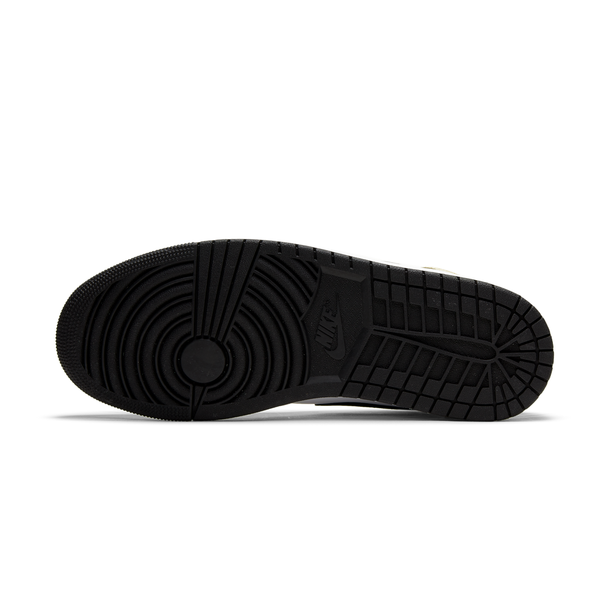 Jordan 1 Mid Metallic Gold Black White