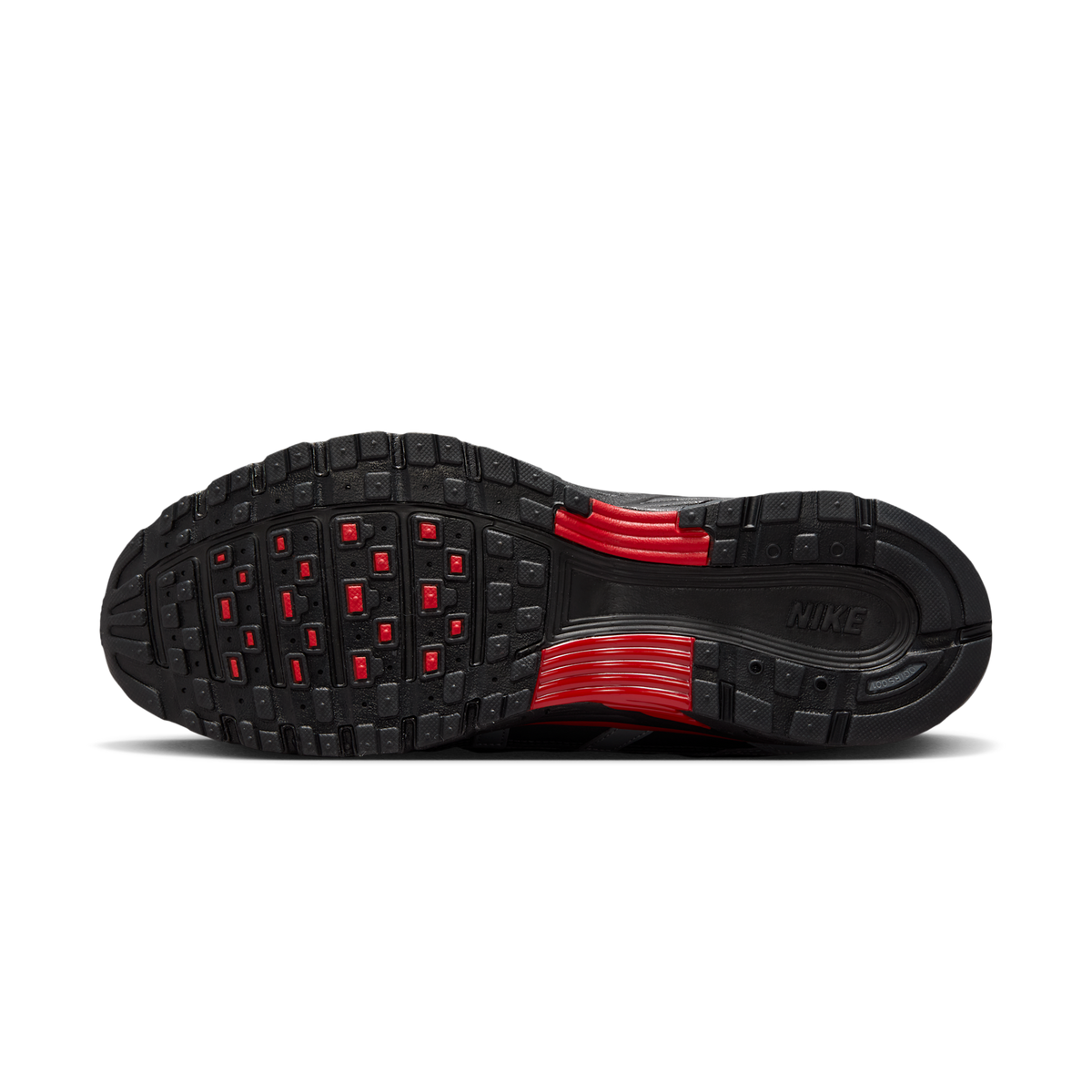 Nike P-6000 Cool Grey University Red