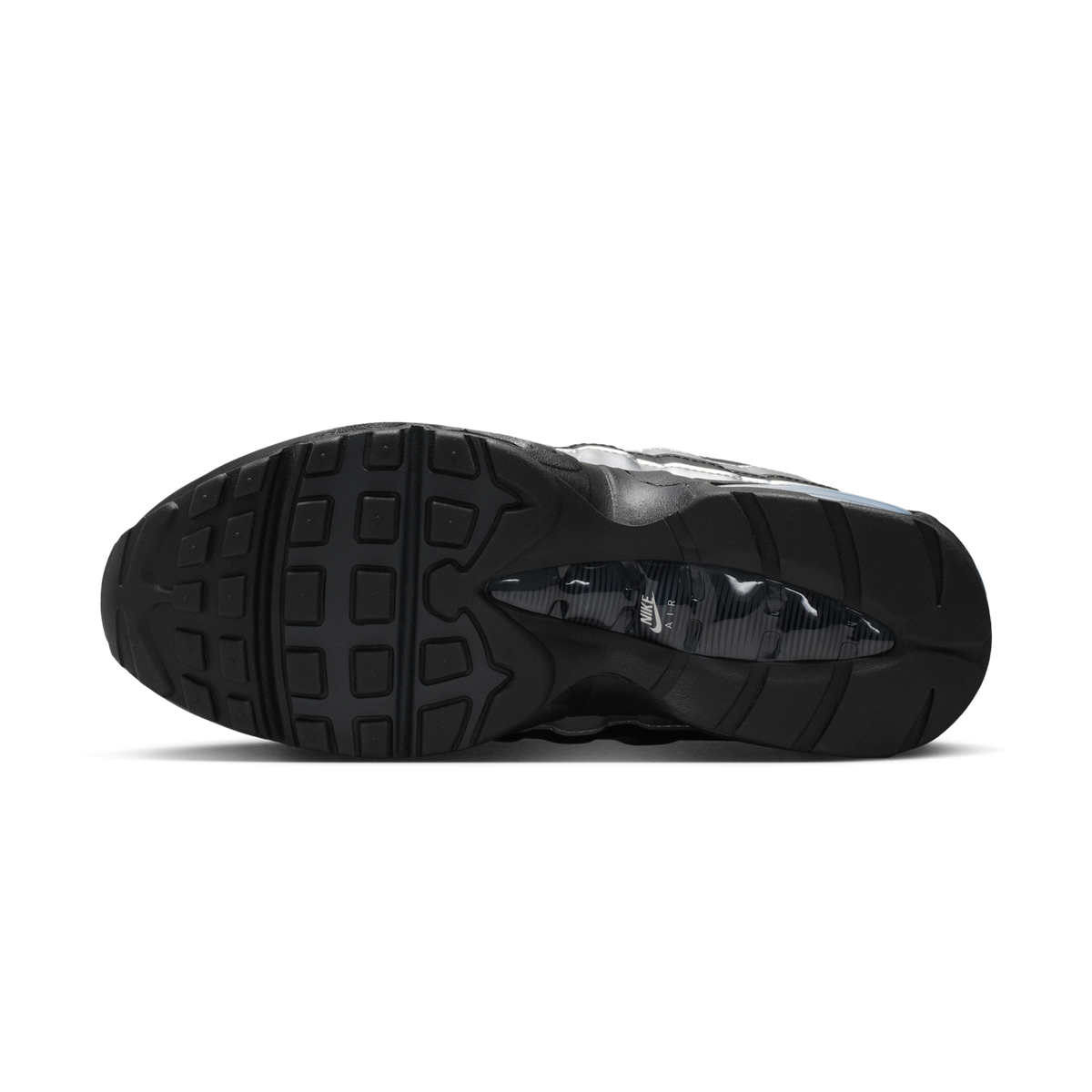 Nike Air Max 95 Big Bubble Black Metallic Silver (Women's)