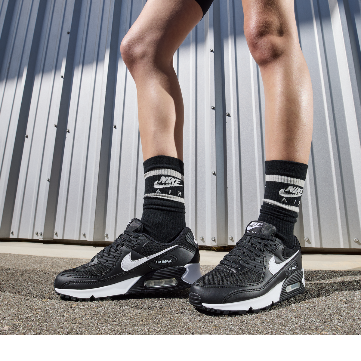 Nike Air Max 90 Black White (Women's)