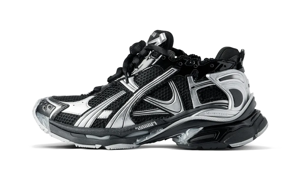 Balenciaga Runner Silver Black