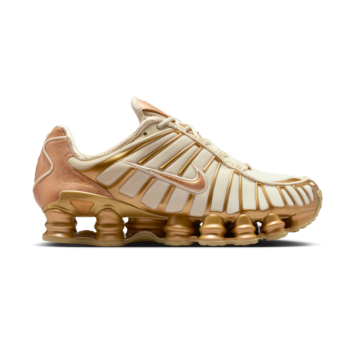 Nike Shox TL Coconut Milk Metallic Gold Copper (Women's) | IM7189-113