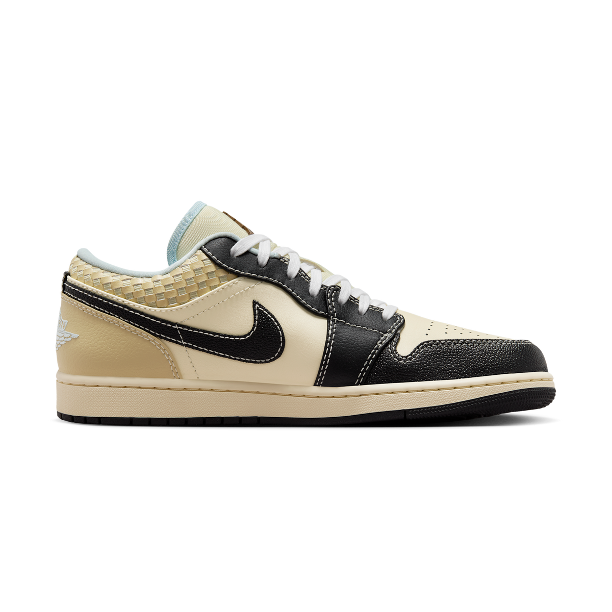 Jordan 1 Low SE Coconut Milk Black Muslin