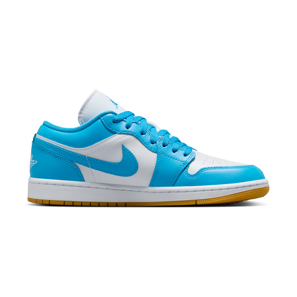 Jordan 1 Low White Gum Light Brown Dark Powder Blue (Women's)