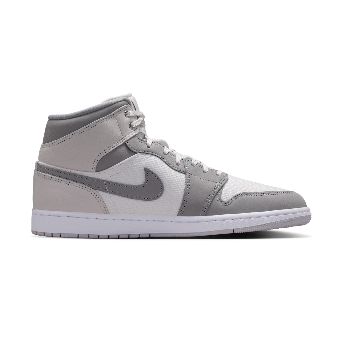 Jordan 1 Mid SE White Phantom Sail Light Smoke Grey