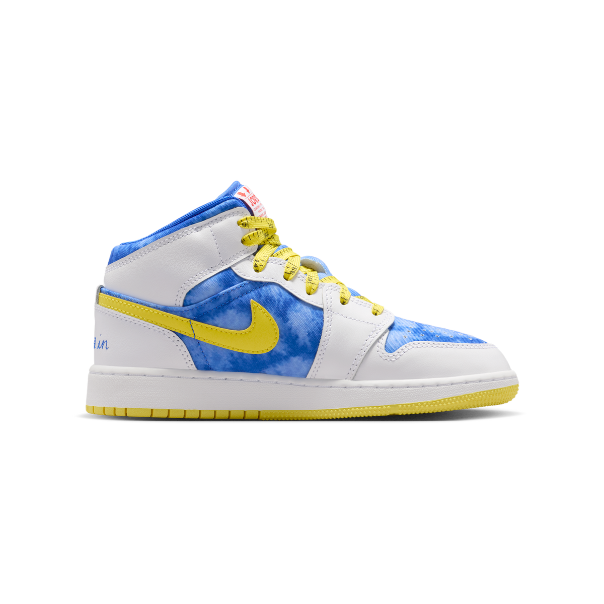 Jordan 1 Mid Sneaker School Be Tall In Your Thinking (GS)