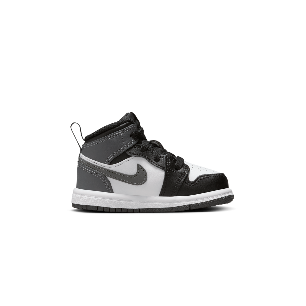 Jordan 1 Mid Black White Iron Grey (TD)