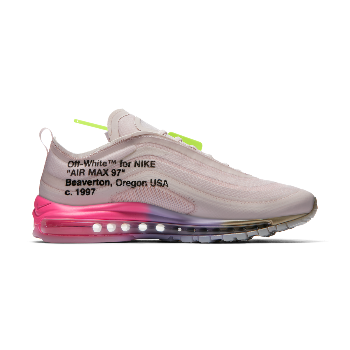 Nike Air Max 97 Off-White Elemental Rose Serena Queen | AJ4585-600