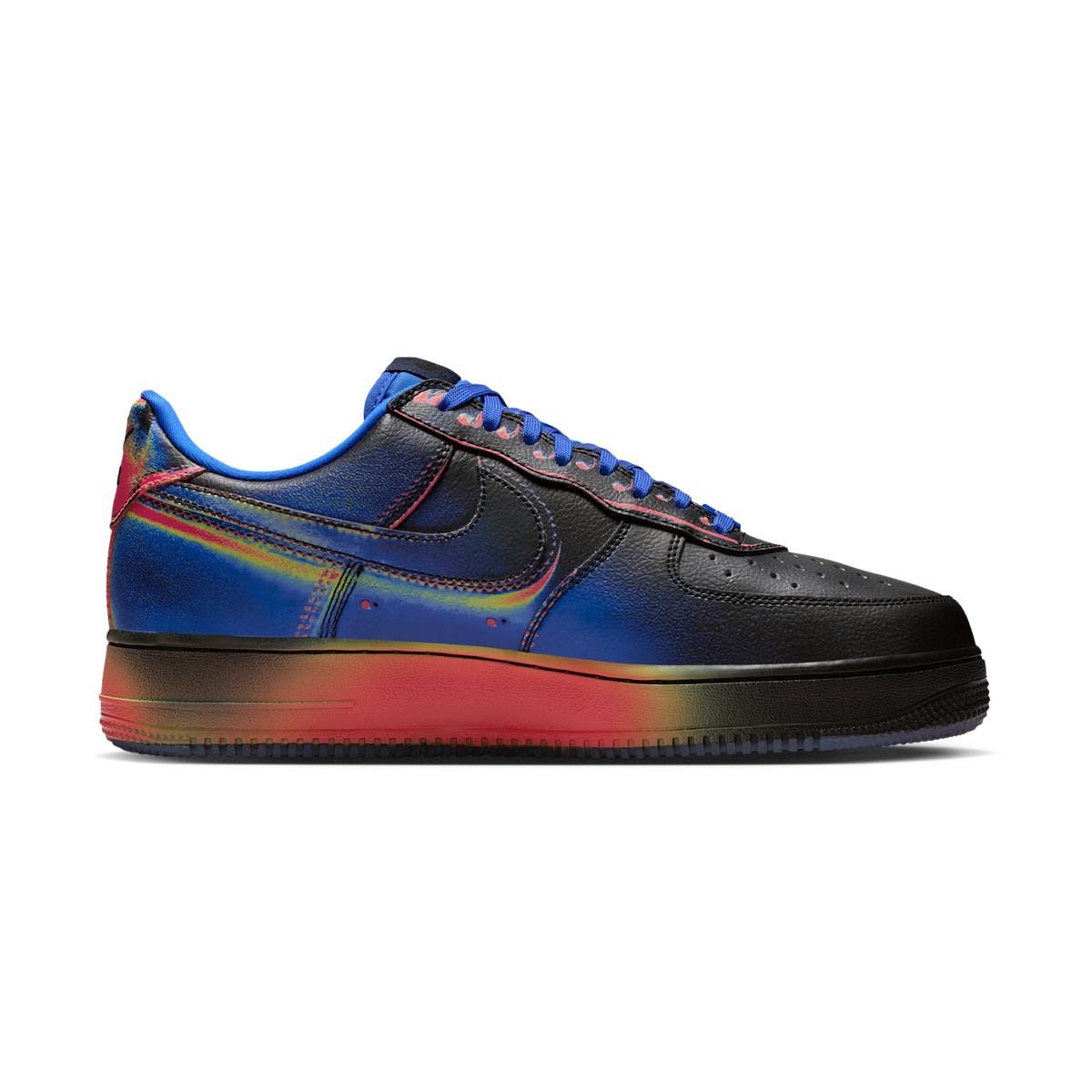 Nike Air Force 1 Low Retro Heat Map Black Racer Blue