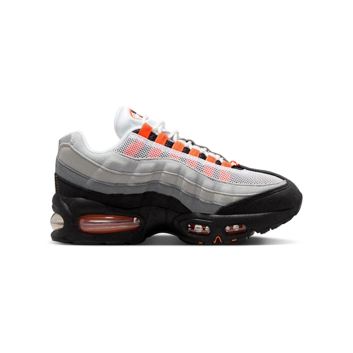 Nike Air Max 95 Big Bubble Black Cool Grey White Bright Mandarin | HF7054-006