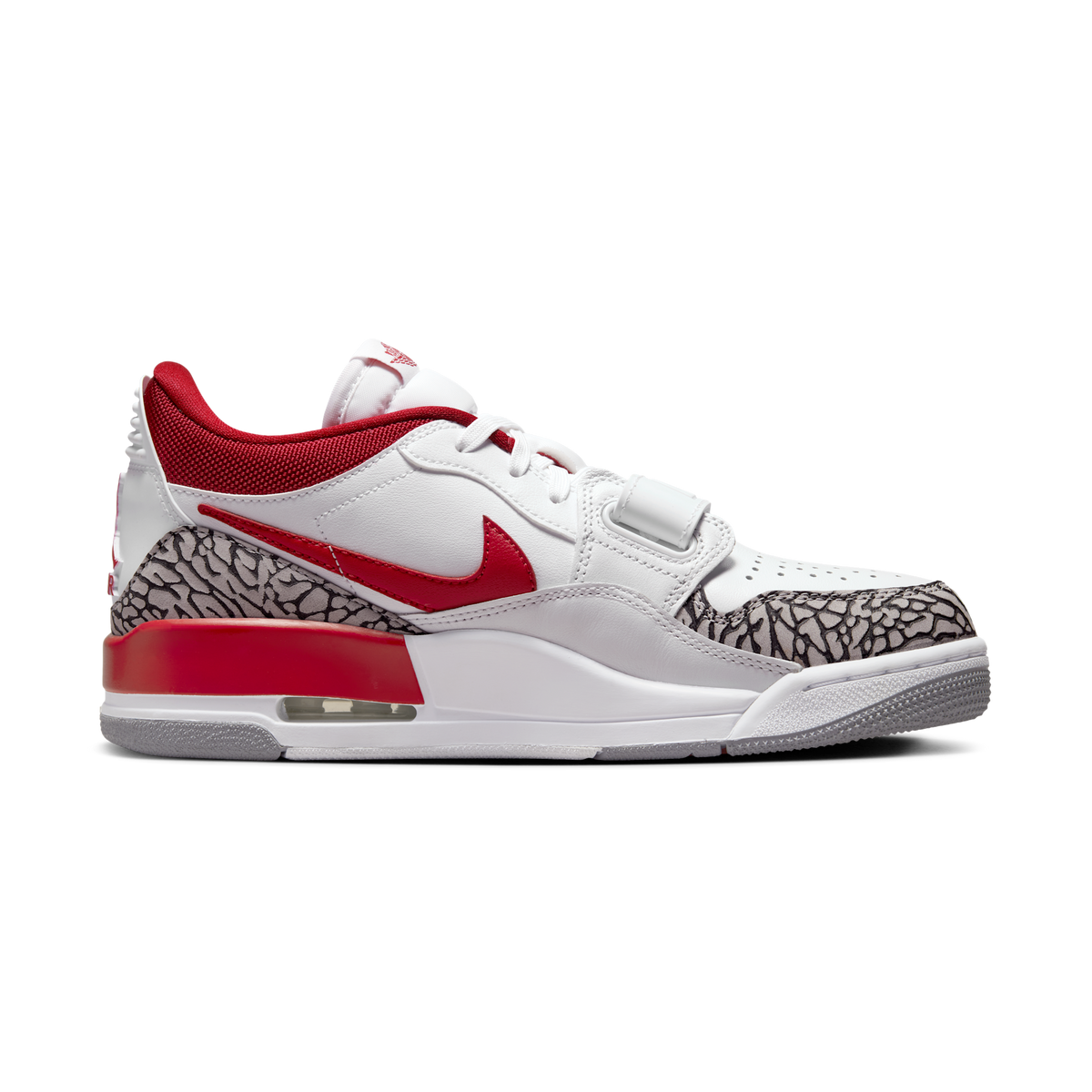 Jordan Legacy 312 Low White Cement Gym Red (Women's)
