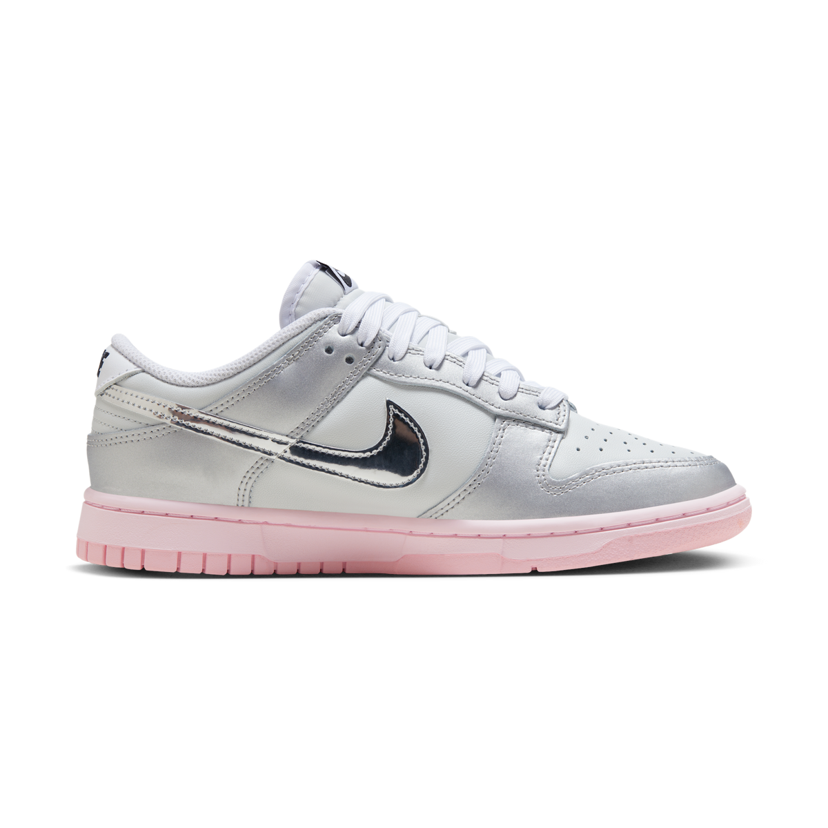 Nike Dunk Low LX Metallic Silver Pink Foam (Women's) | HM3698-006