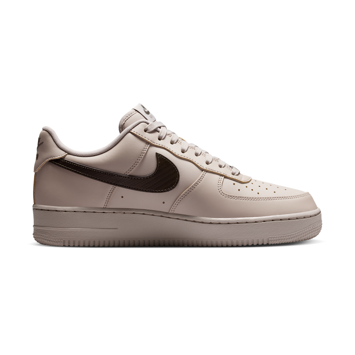 Nike Air Force 1 Low '07 Carbon Fiber Swoosh College Grey Newsprint