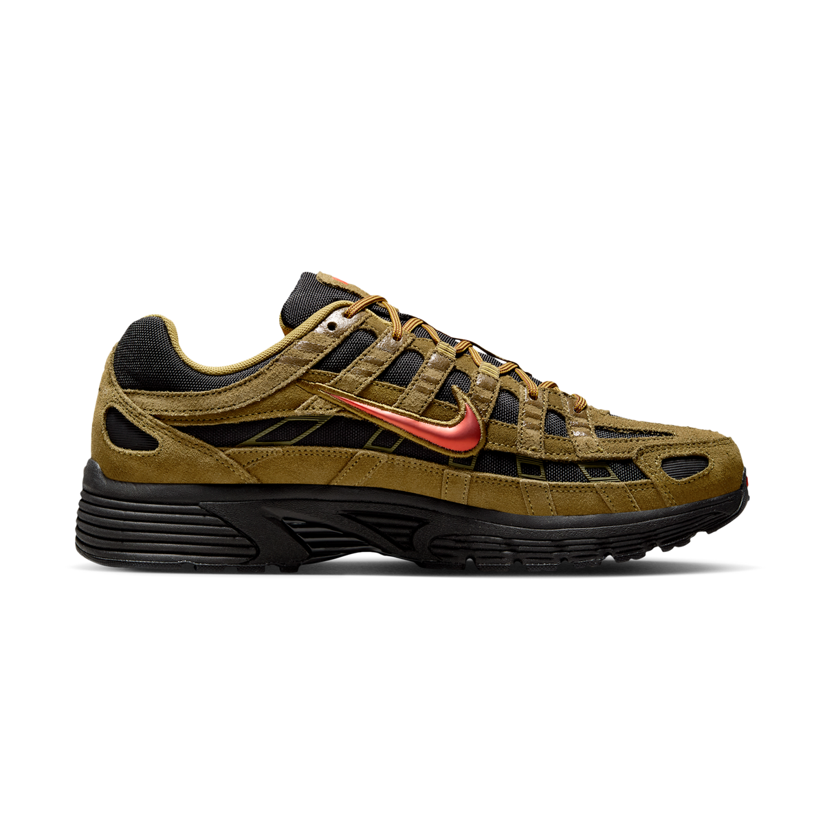 Nike P-6000 Premium Cordura Olive Flak Black Picante Red