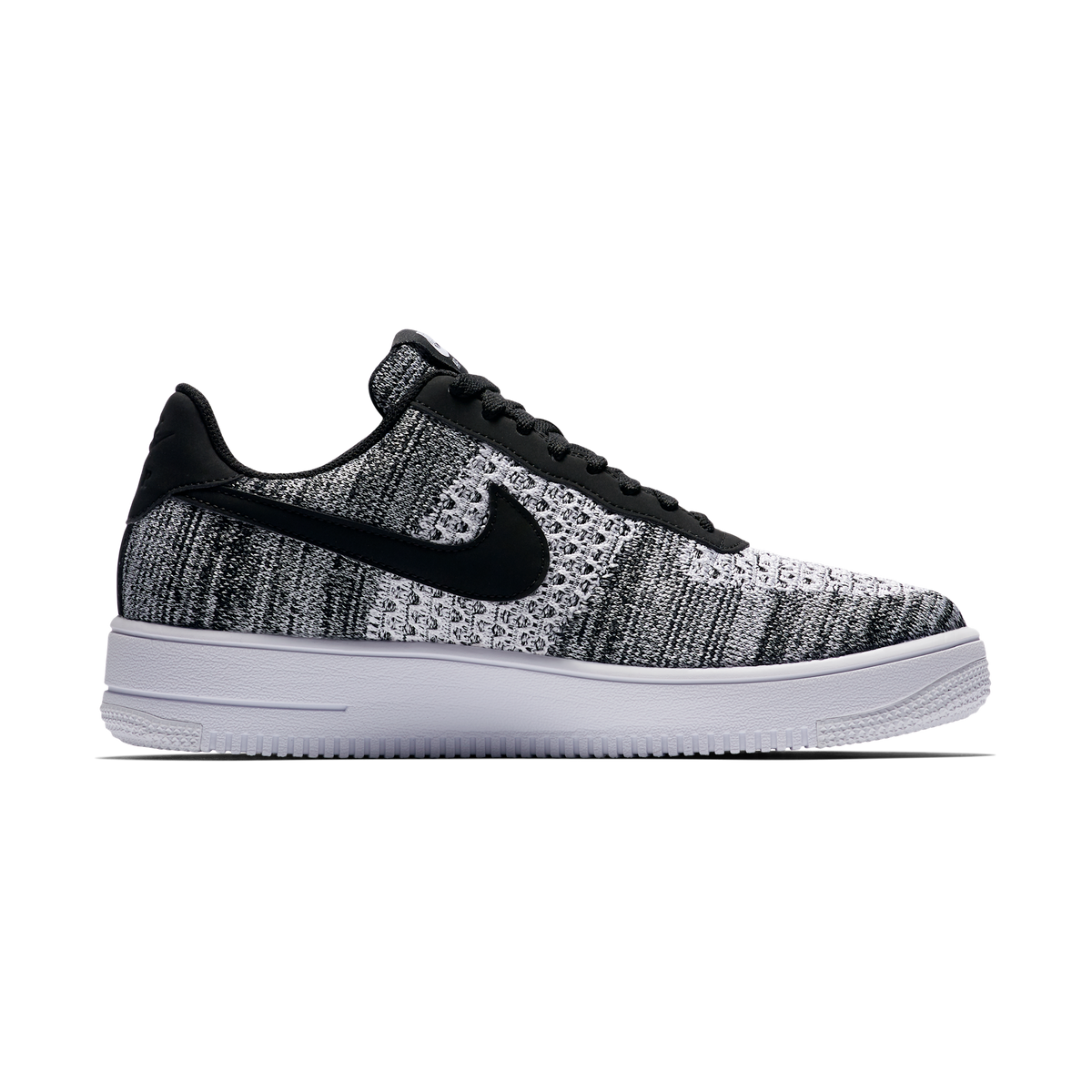 Nike Air Force 1 Flyknit 2 Black Pure Platinum