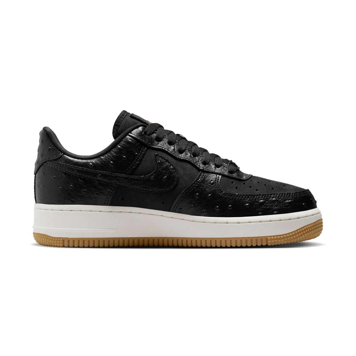 Nike Air Force 1 Low '07 Black Ostrich Gum (Women's)