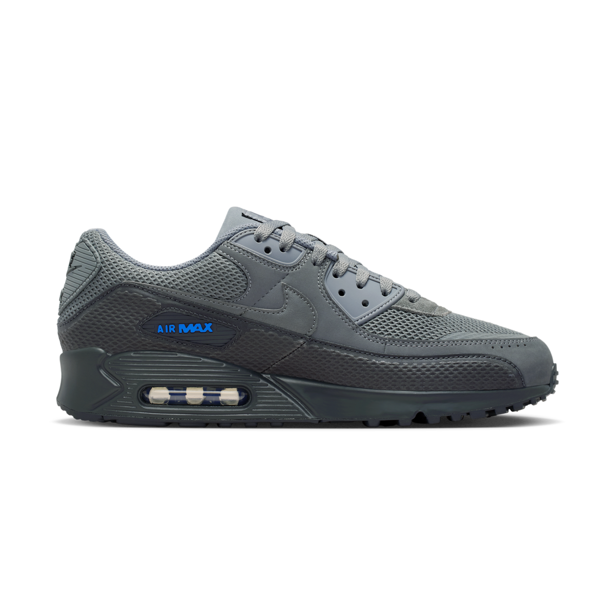 Nike Air Max 90 Premium Smoke Grey Blue Crystal