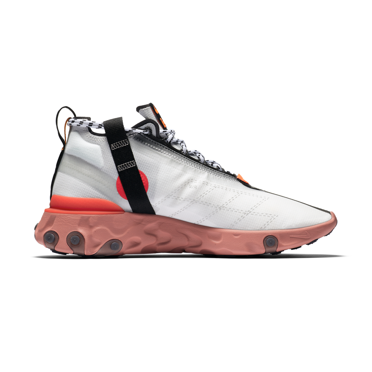 Nike React Runner Mid WR ISPA White Light Crimson | AT3143-100