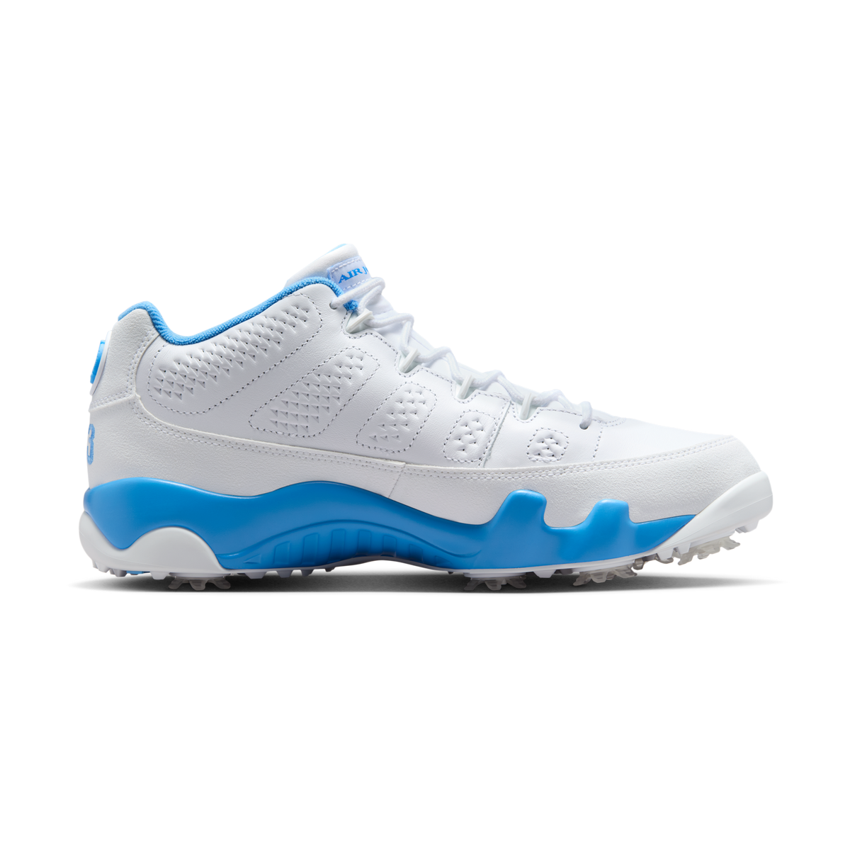 Jordan 9 Retro Low Golf White University Blue