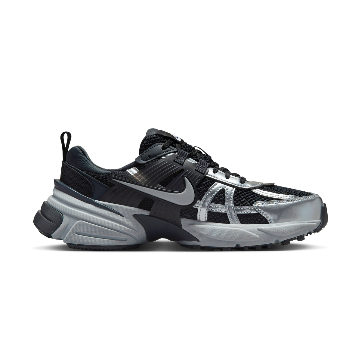 Nike V2K Run Black Metallic Silver (Women's) | FD0736-005