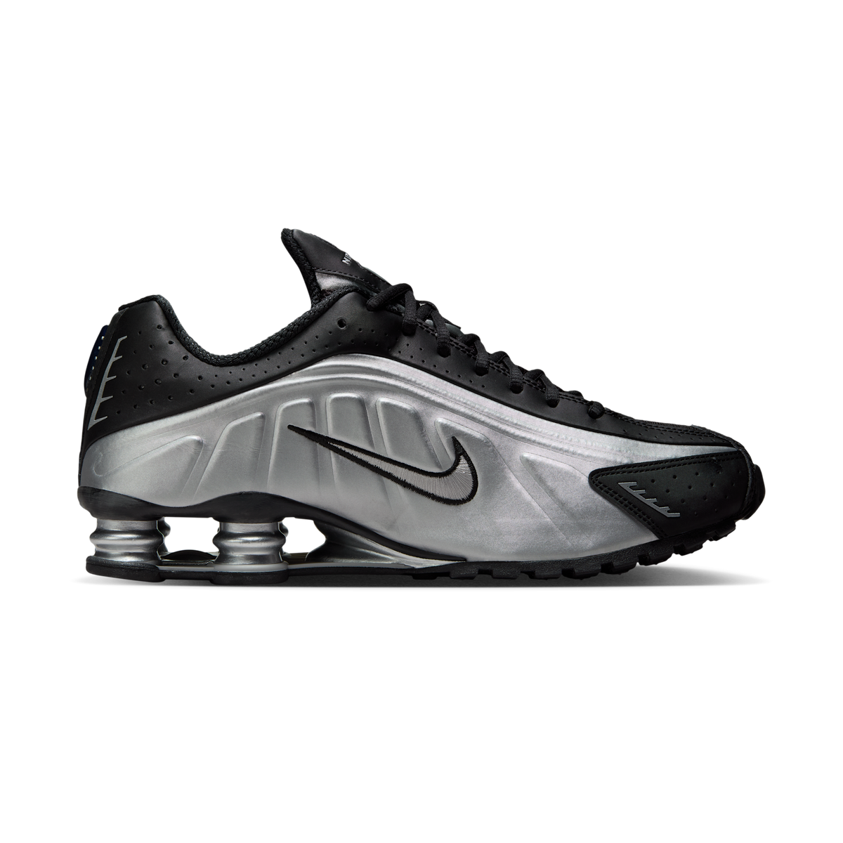 Nike Shox R4 Metallic Silver Black | HQ1988-007