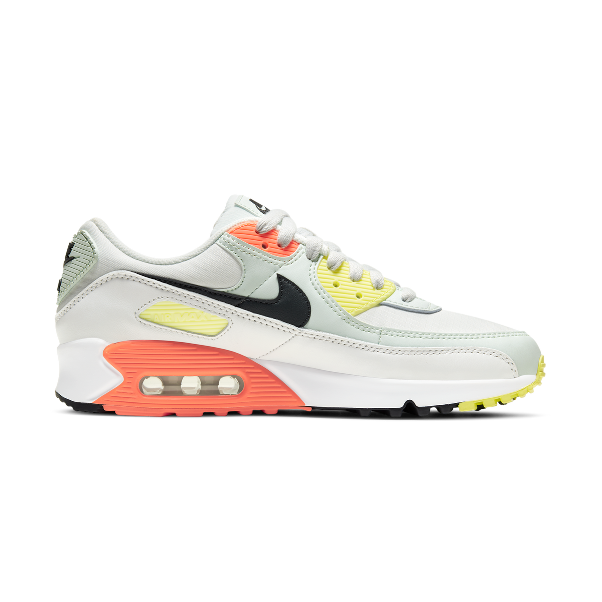 Nike Air Max 90 White Barely Green Bright Mango (Women's)
