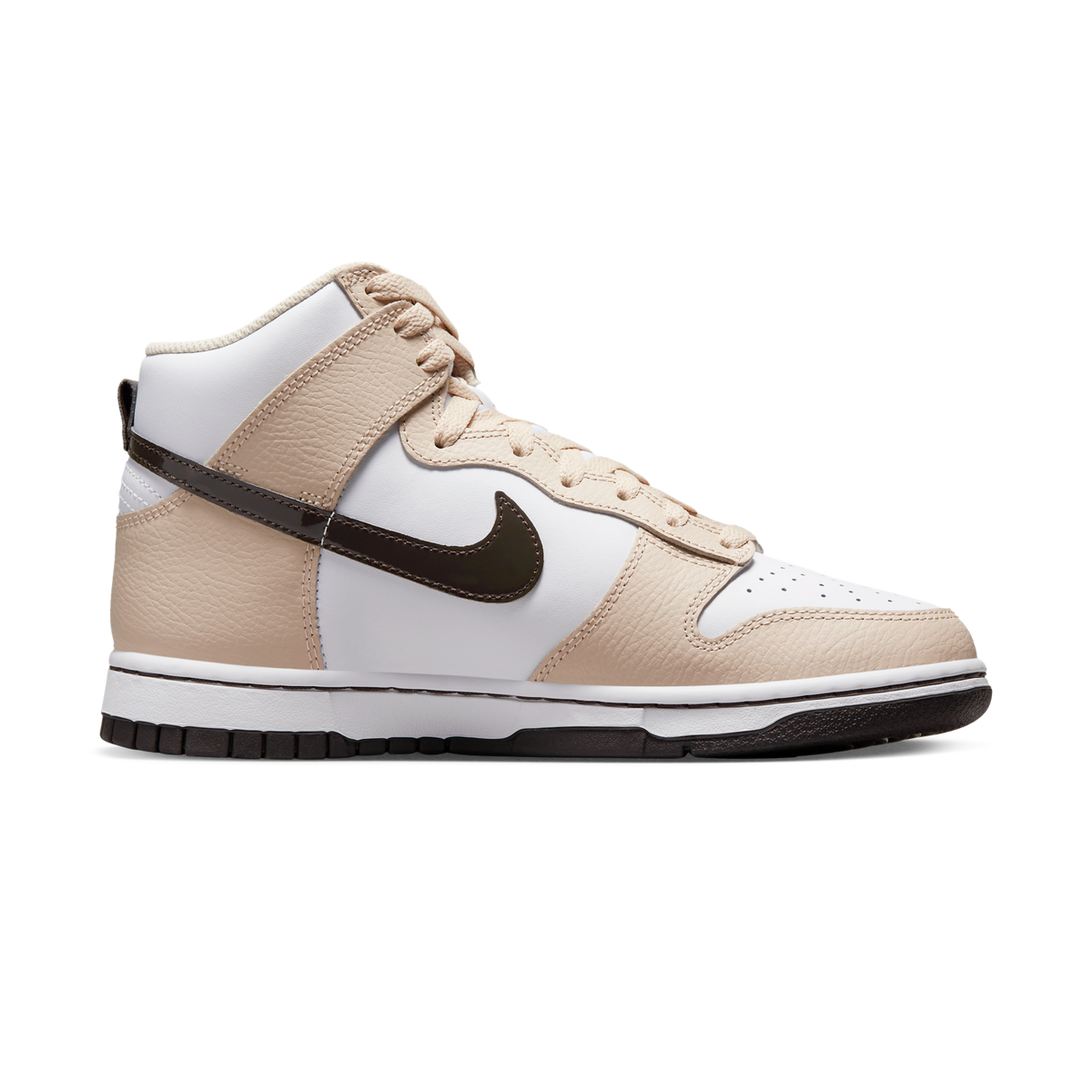 Nike Dunk High White Sanddrift Brown (Women's) | FD9874-100