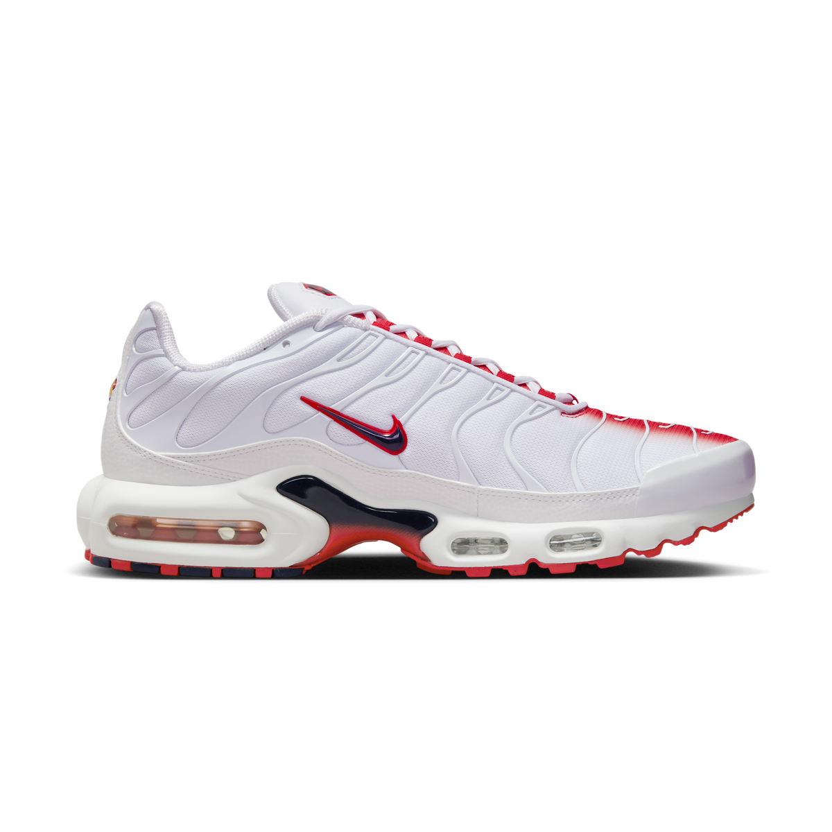 Nike Air Max Plus White University Red | FN3410-100