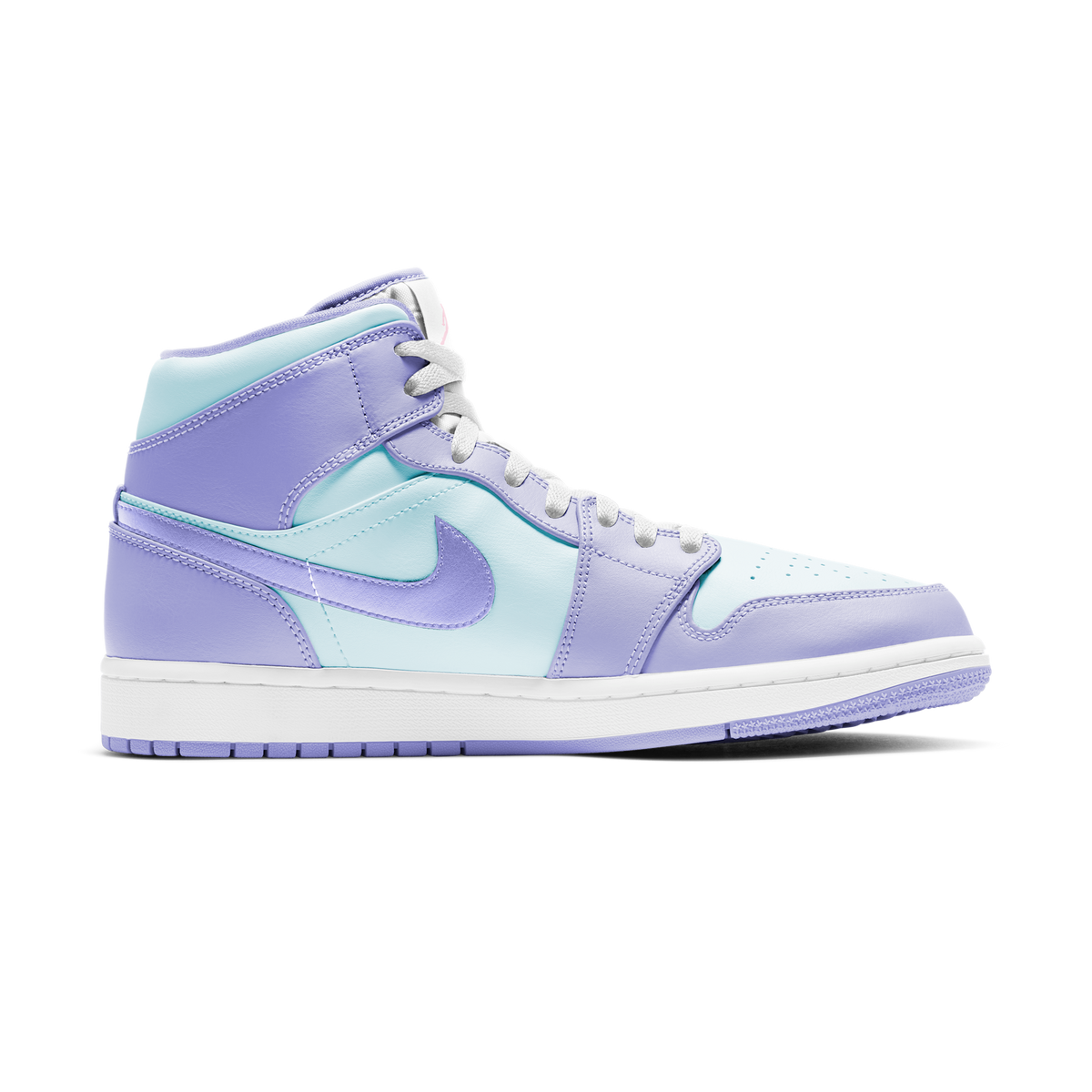 Jordan 1 Mid Purple Aqua