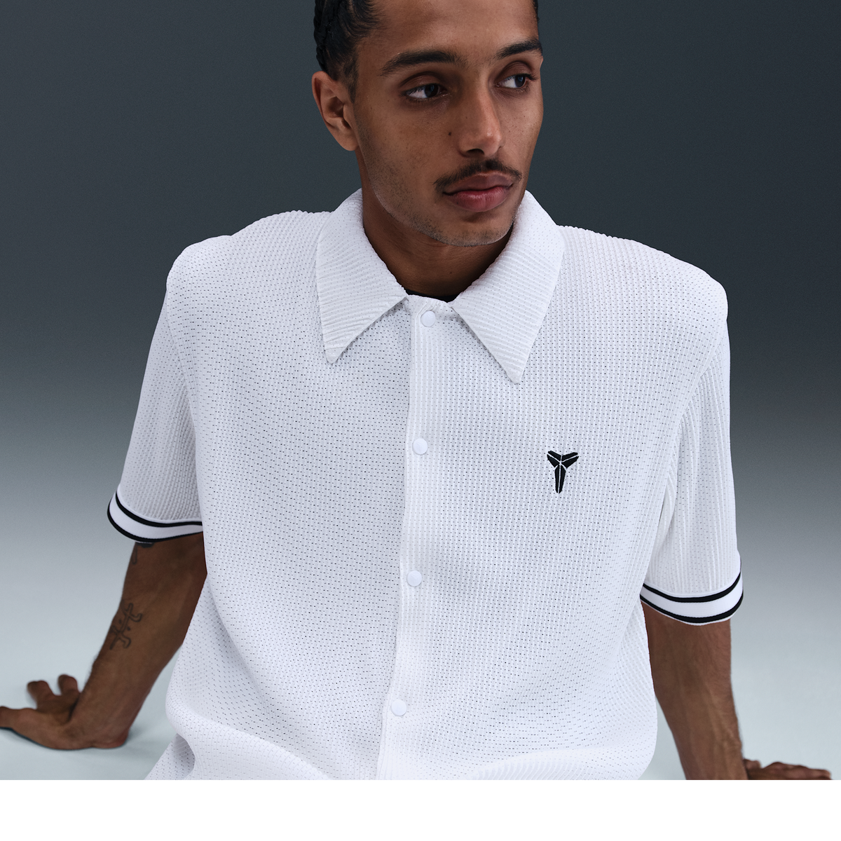 Nike What The Kobe Pleated S/S Top White
