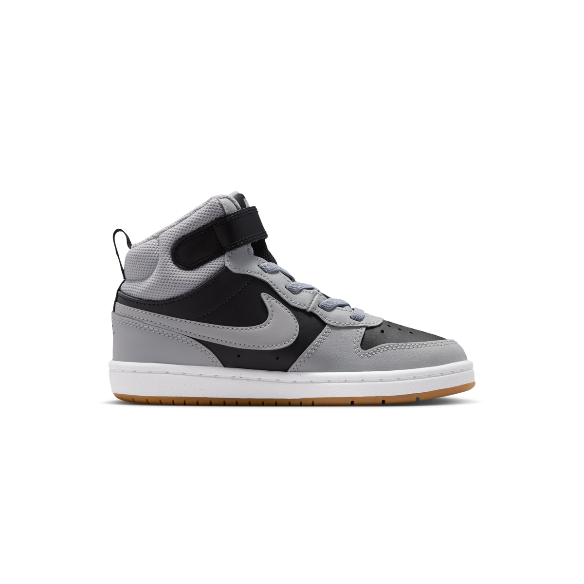 Nike Court Borough Mid 2 Black Light Smoke Grey Gum (PS)