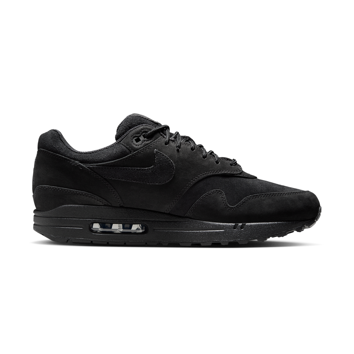 Nike Air Max 1 Premium Nubuck Black Cat
