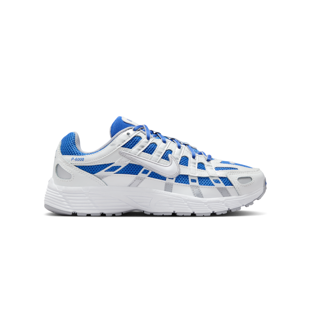 Nike P-6000 Hyper Royal Summit White Metallic Silver White (GS)
