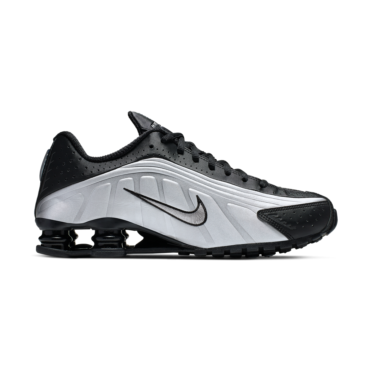 Nike Shox R4 Black Metallic Silver