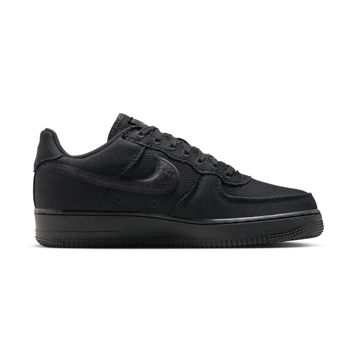 Nike Air Force 1 Low Triple Black Canvas