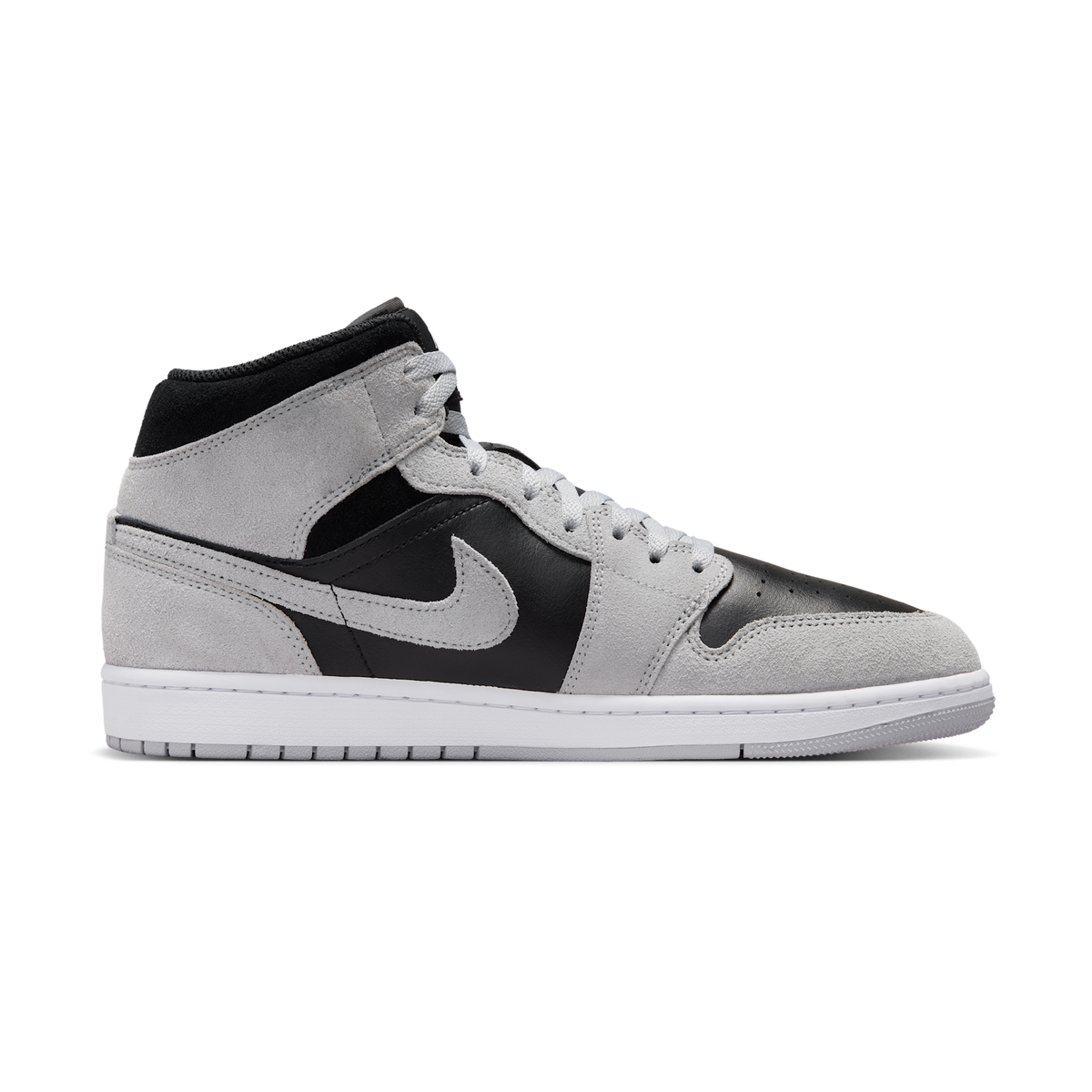Jordan 1 Mid Light Smoke Grey Black