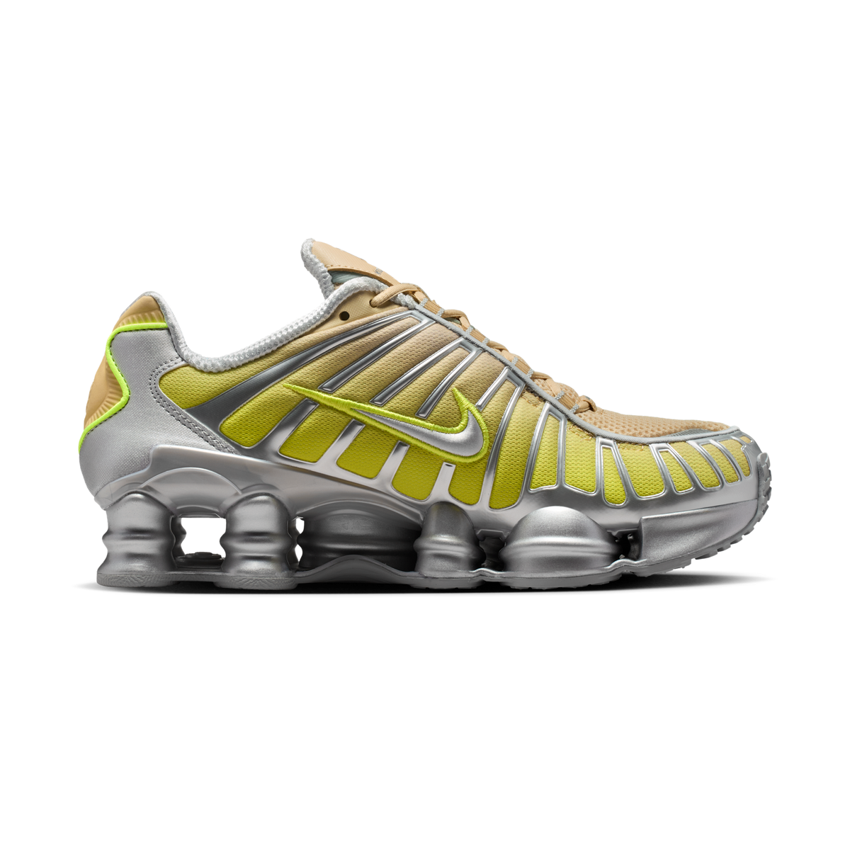 Nike Shox TL Fade Team Gold Metallic Silver (Women's) | IH1336-700