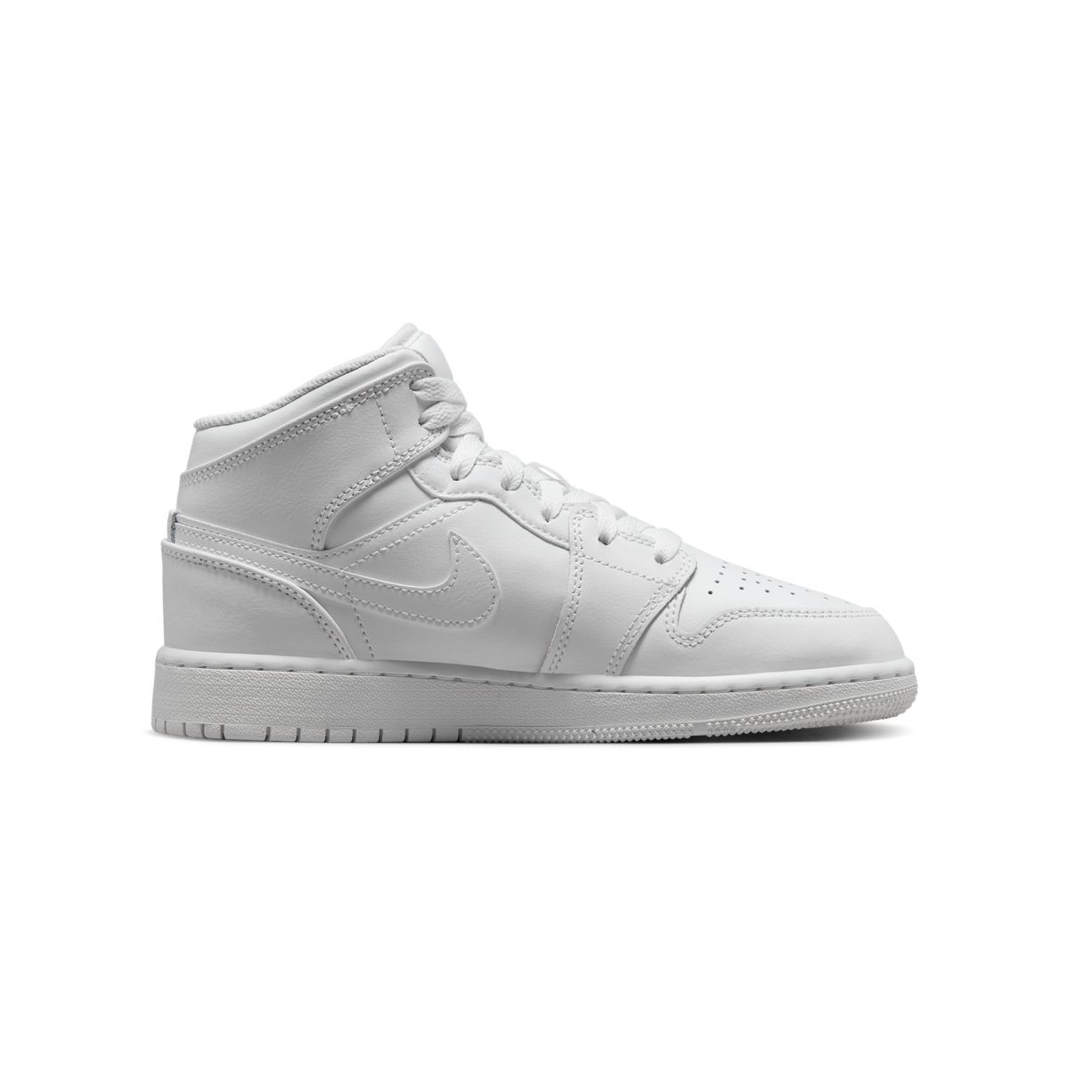 Jordan 1 Mid Triple White (2023) (GS)