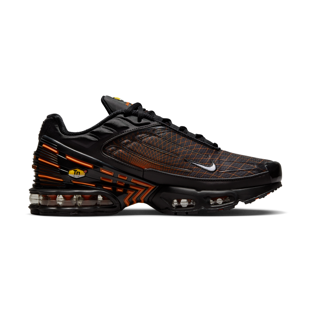 Nike Air Max Plus 3 Black Orange Spirograph | FB3352-001