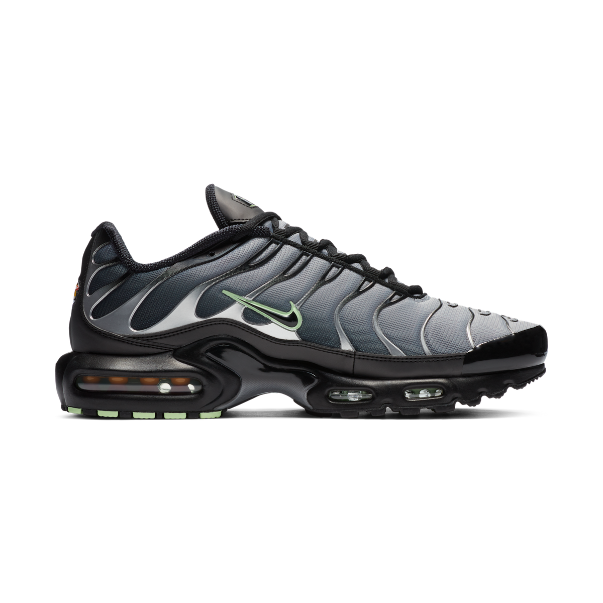 Nike Air Max Plus Black Particle Grey Vapour Green | CZ7552-001