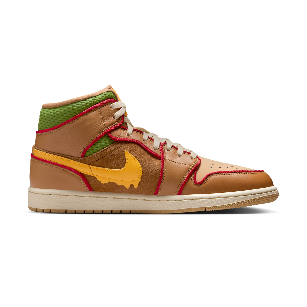Jordan 1 Mid SE Cheeseburger