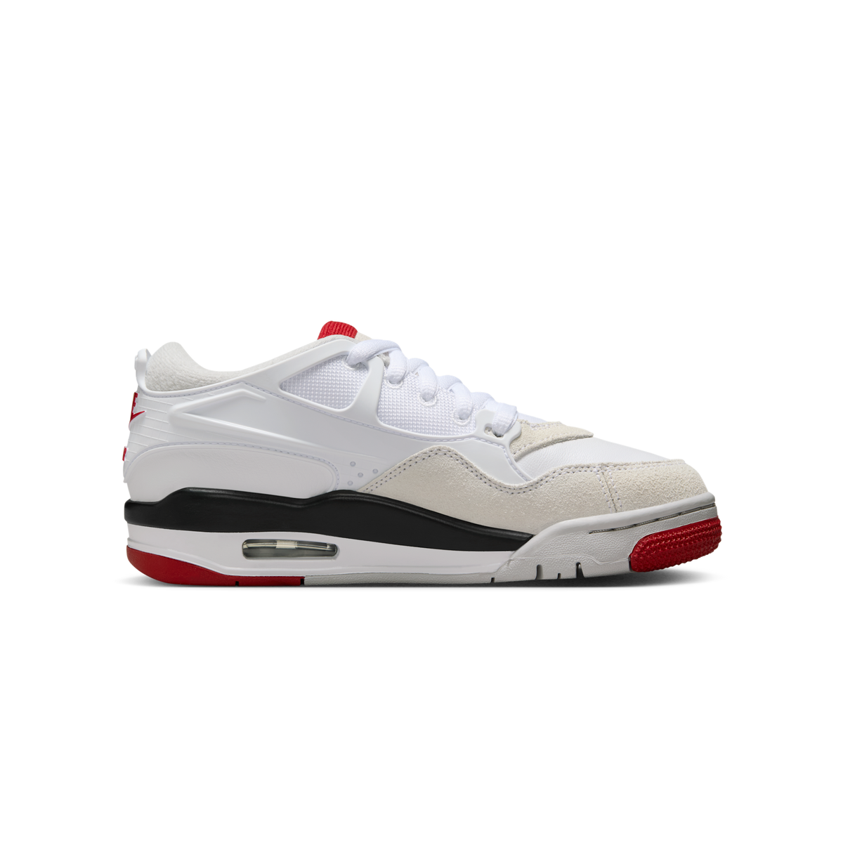 Jordan 4 RM White Black Neutral Grey Varsity Red (GS)
